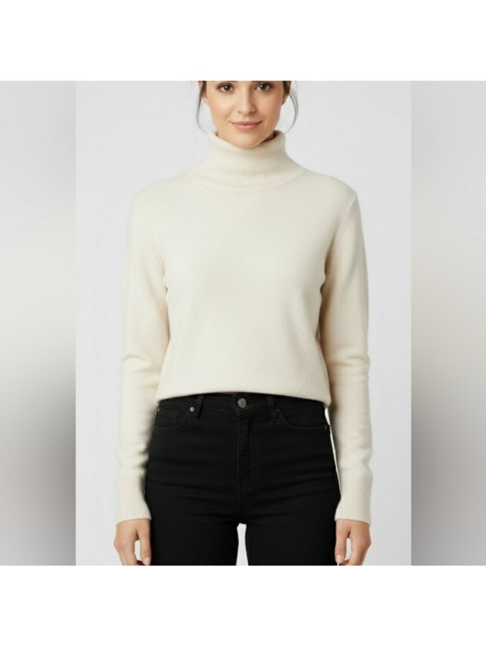 Wilfred Cream Turtleneck Sweater